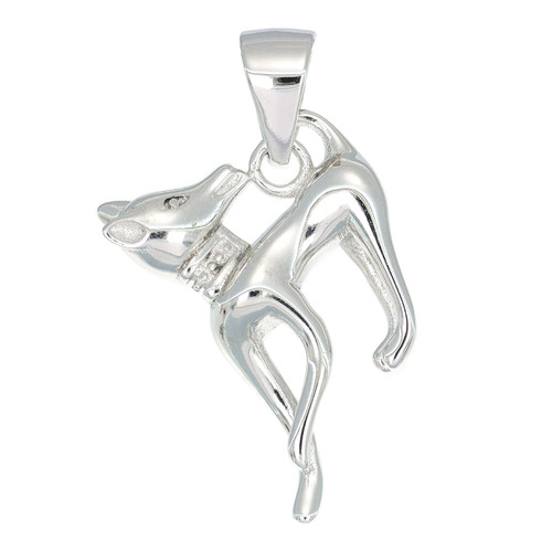 Sterling Silver Dog Pendant