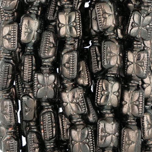 Gunmetal Colored Rectangular Butterfly Beads 9.8X15MM Gunmetal Colored Rectangular Butterfly Beads 9.8X15MM