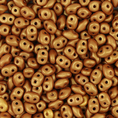 2.5x5 MM Superduo™ Czech Glass Beads- Gold Ochre