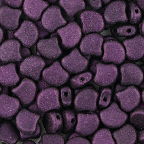 Matubo Ginko™ Czech Glass Beads - Suede Dark Purple