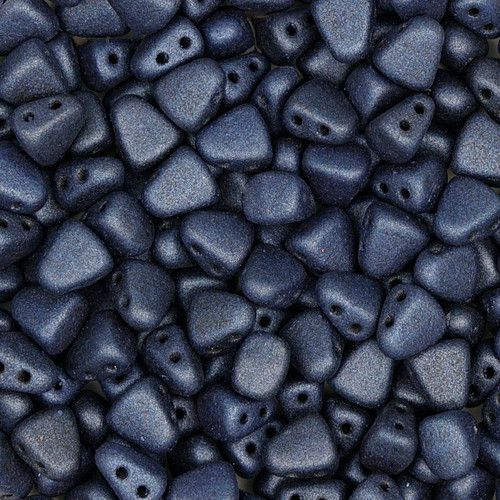 Matubo Nib-Bit™ Czech Glass Beads - Suede Blue