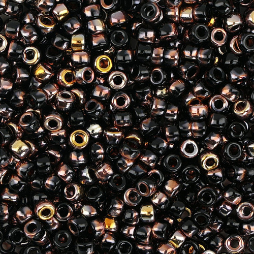 Matubo™ 8/0 Seed Beads Crystal Gold-Lined