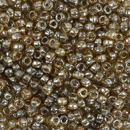 Matubo™ 8/0 Seed Beads - Crystal Gold-Lined