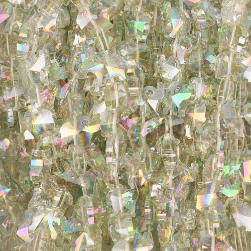 Elephant Shape Glass Beads - Spring Green