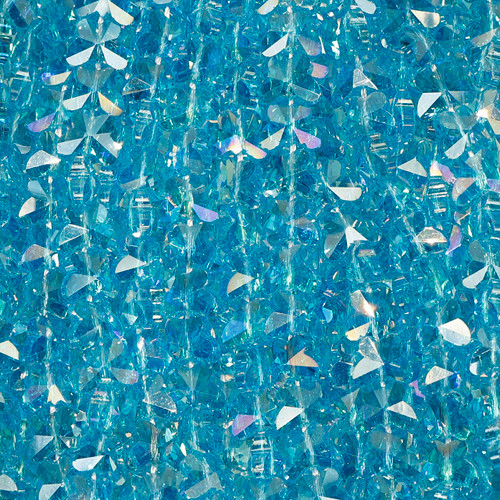 Butterfly Shaped Glass Beads  -  Sky Blue