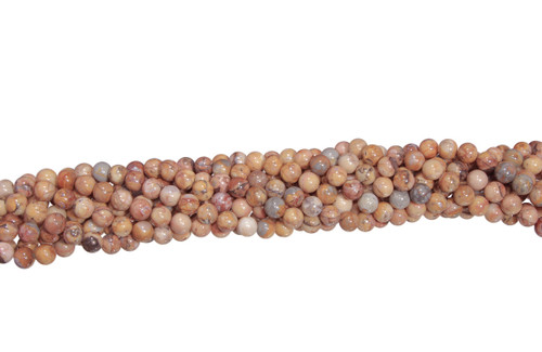 Round Smooth Gemstone Beads 10mm 15 IN Strand -Venus Jasper Natural