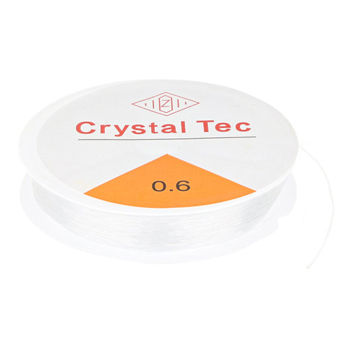 35FT 0.6MM Crystal Tec Bead Cord