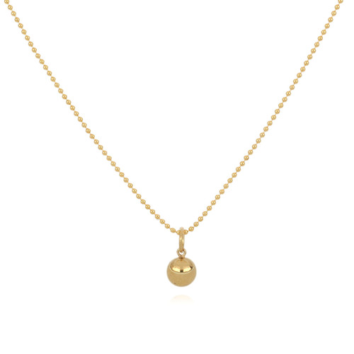14K Gold Filled Ball Drop Necklace