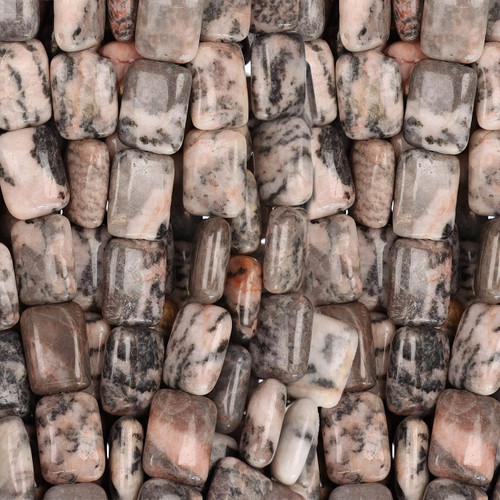 Rectangle Smooth Beads 10x14mm 15 IN Strand-Natural Zebra Jasper Rectangle Smooth Beads 10x14mm 15 IN Strand-Natural Zebra Jasper