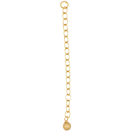 14k Gold Filled 3.5mm Chain Extender w/ Stardust Bead