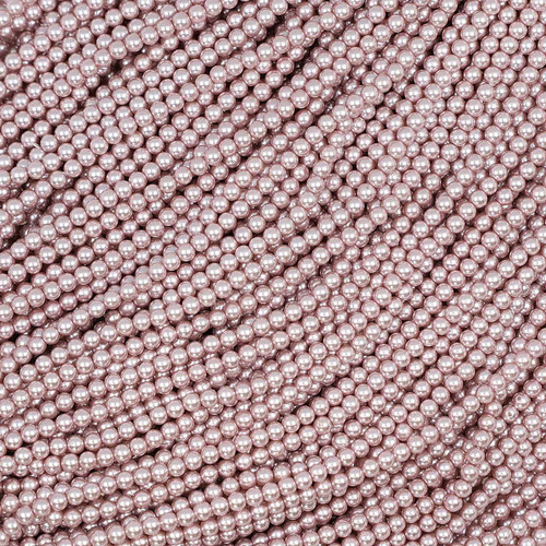 Crystal Glass Pearls 3mm- Lilac