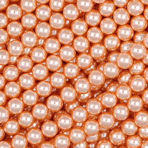 Crystal Glass Pearls 8mm-Pale Copper