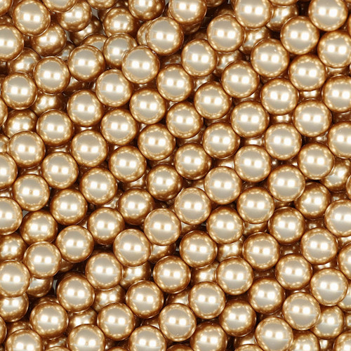 Crystal Glass pearls 8mm- Champagne Toast