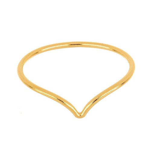 14k Gold Filled Chevron Ring  Size 5