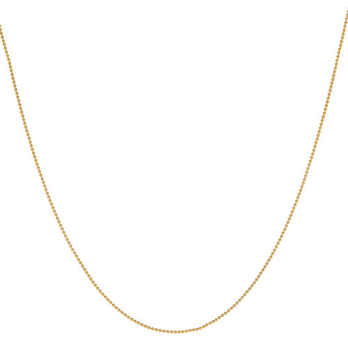 20IN 1 mm 14K Gold Filled Ball Chain Necklace