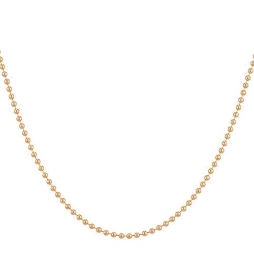 20 IN 1.5 mm 14K Gold Filled Ball Chain Necklace