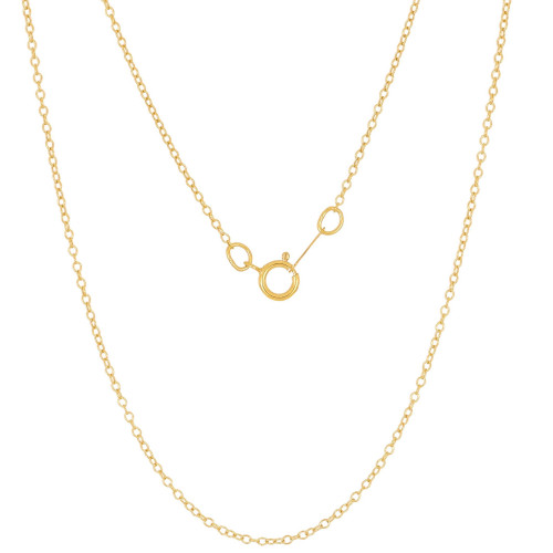 14K Gold Filled 18” 1.3mm Cable Chain Necklace