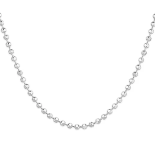 Sterling Silver 18" 1.66 mm D/C Ball Chain Necklace