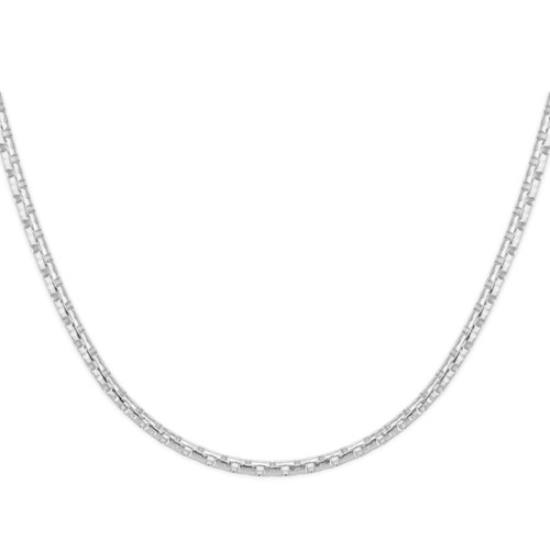 Sterling Silver 16" 1.12mm Round Box Chain Necklace