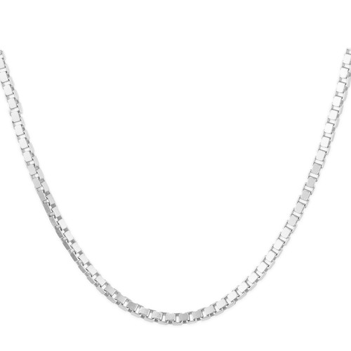 Sterling Silver 14" 0.84mm Box Chain Necklace