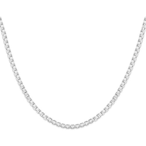 Sterling Silver 18" 1.26 mm Corner Cut Box Chain Necklace
