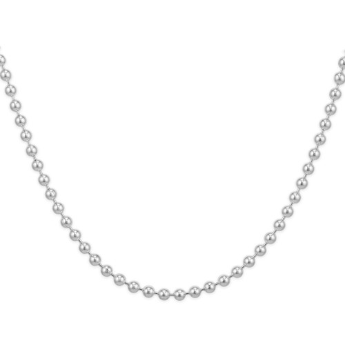Sterling Silver 16" 1.5 mm Ball Chain Necklace