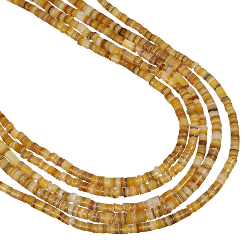 Mother of Pearl Heishi Beads 3mm-Natural