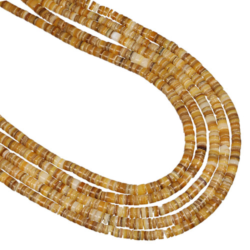 Mother of Pearl Heishi Beads 5mm-Natural