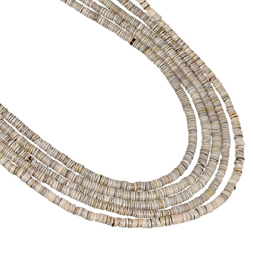 Green Shell Heishi Beads 3mm