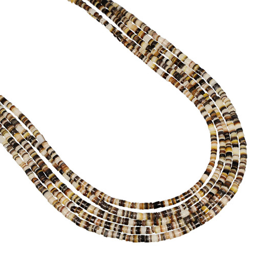 Black Lip Shell Heishi Beads 3mm