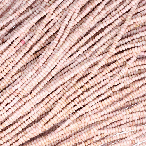 African Glass Beads 2.5-3.5 Pale Pink