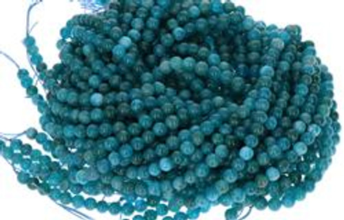 Apatite Round Smooth Gemstone Beads