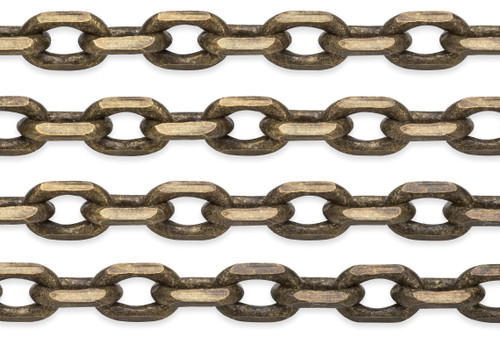 1 Ft 2.8mm Antique Brass Drawn Chain