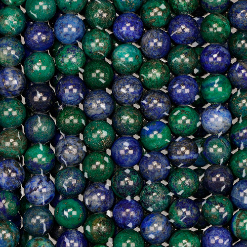Round Dyed Azurite Beads