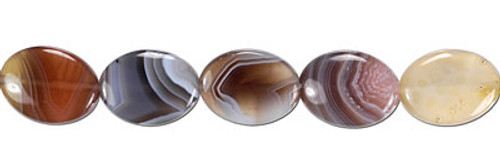 15 IN 12x16 mm Oval Botswana Agate Beads Approx. 20 Pcs