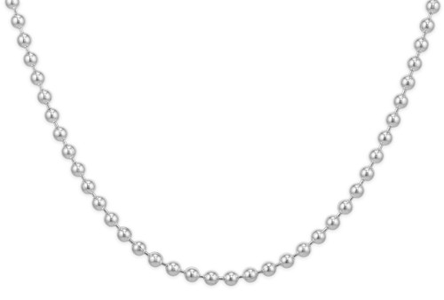 18 In. Sterling Ball Chain Necklace