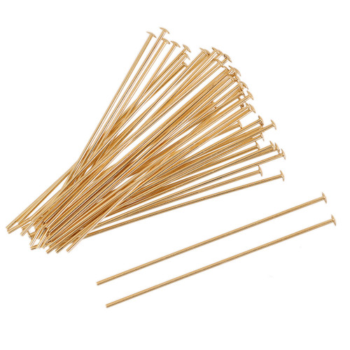14k Gold Filled Head Pin