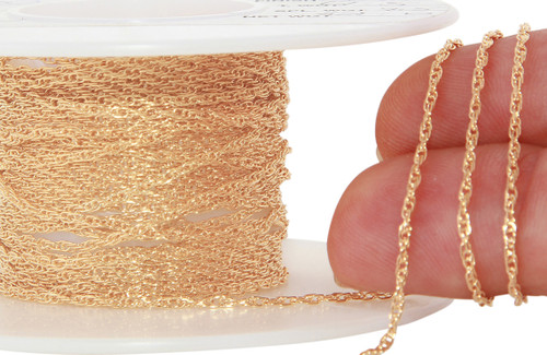 1.3 mm 14K Gold Filled Rope Chain