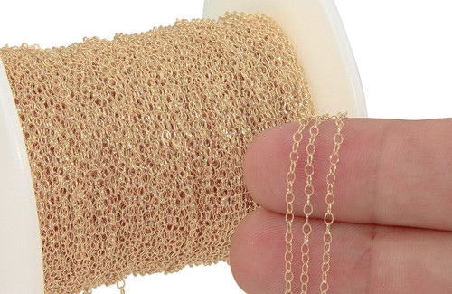 Chain By Foot - Gold Filled Chain 