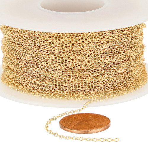 14K Gold Filled Cable Chain