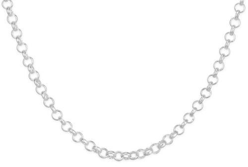 18 In. Sterling Rolo Necklace 1.9mm