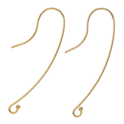 14k Gold Filled Long Ball Earwire