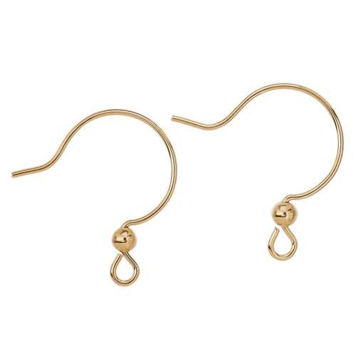 14k Gold Filled Circle Earwire