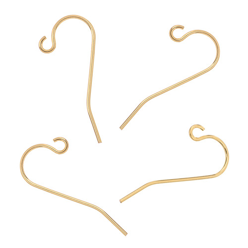 14k Gold Filled French Ear Wires 10x22mm - 2 Pairs 14k Gold Filled French Ear Wires 10x22mm - 2 Pairs