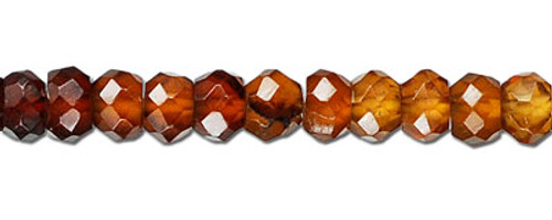 3-3.5 mm Multicolor Hessonite Bead