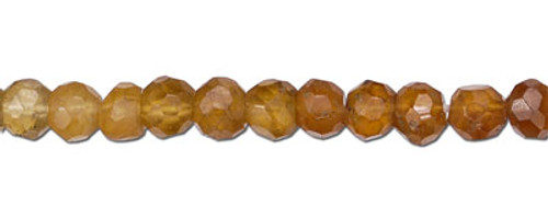 Multicolor Beads-3.5-4 mm-Hessonite Garnet