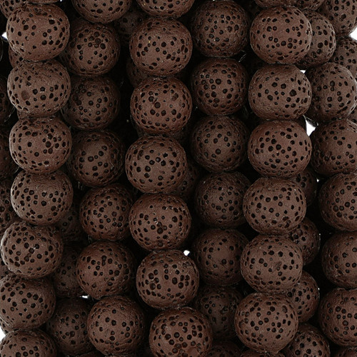 Brown Lava Rock Beads