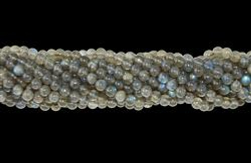 Round Natural Labradorite Beads