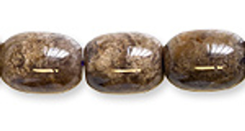 Barrel Agate Beads 12x15mm-Purple