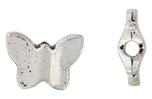 24 Pcs 9x12 mm Zinc Alloy Butterfly Beads
